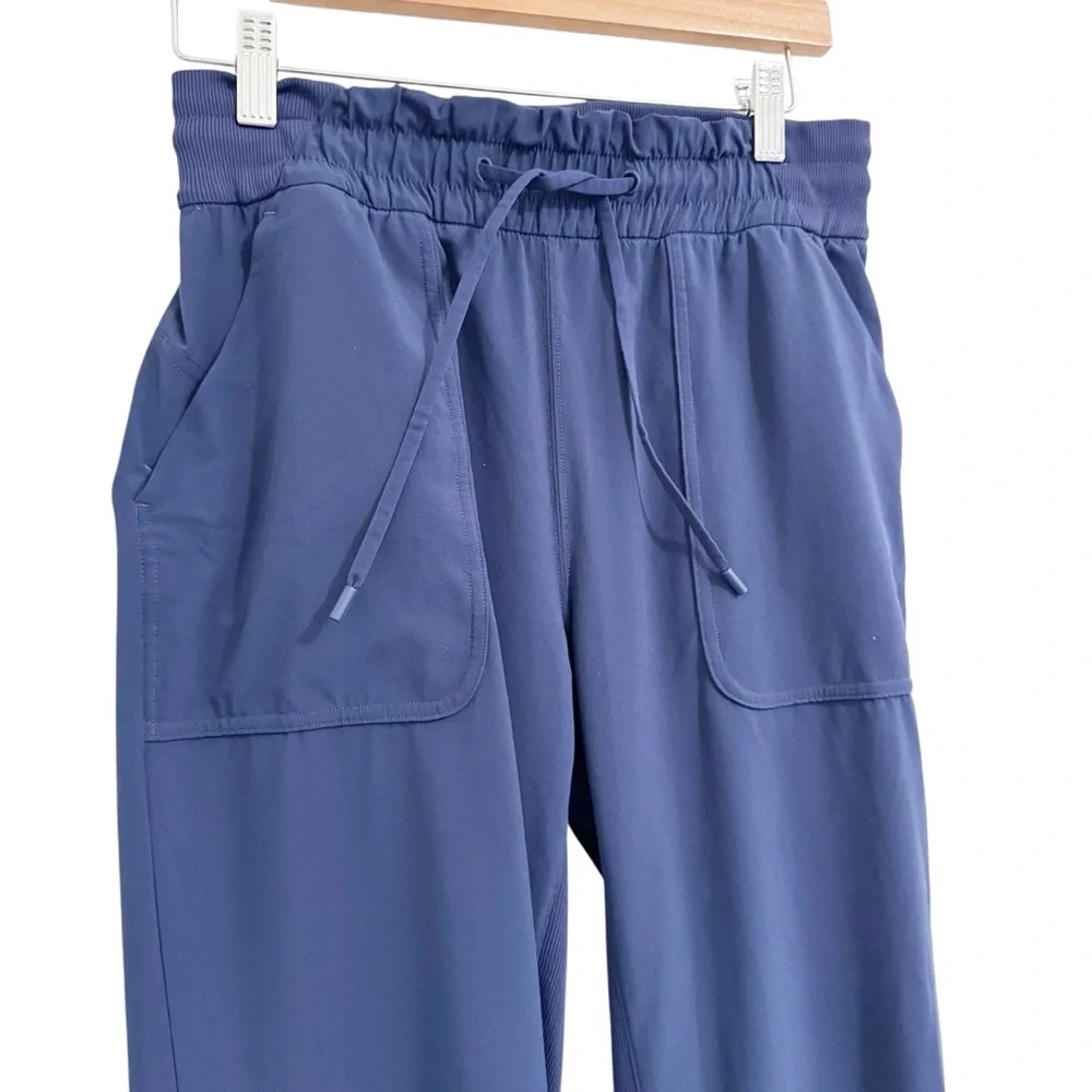 Lululemon Beyond The Studio High Rise Crop Pant Blue 6